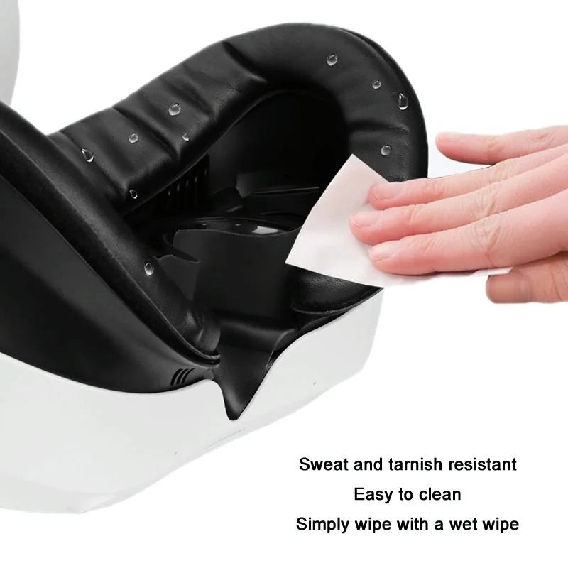 Blackout Sweat Face Cover With Magnetic Closure - Pico 4 Sponge Leather-1915197389631787016