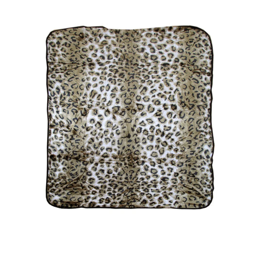 Blanket Faux Mink Animal Skin Pattern Leopard Queen - Home