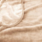 Blanket J Elliot Home 450gsm Solid Faux Mink - Natural