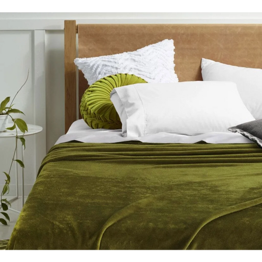 Blanket Queen/King Accessorize Super Soft Mossy Road - Home
