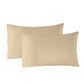 Blended Bamboo Quilt Cover Set Dark Ivory - Double Royal Comfort