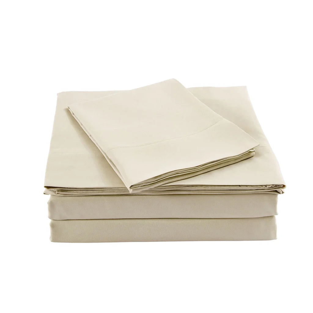 Blended Bamboo Sheet Set Dark Ivory - Queen Royal Comfort
