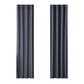 Charcoal 140x230cm blockout curtains eyelet with material weave and tidy border