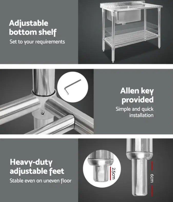 Why a Stainless Steel Sink Bench Is the Smartest Upgrade