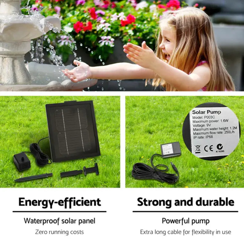 Transform Your Space with a Solar Powered Water Fountain: