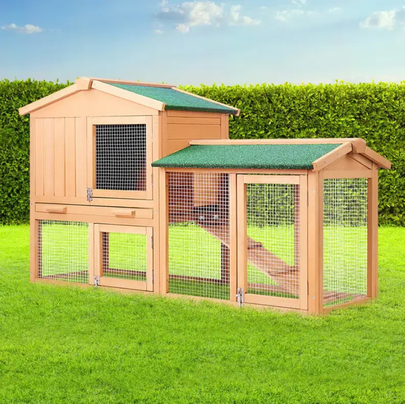 Choosing the Perfect Wooden Pet Hutch: Why a Two-Storey