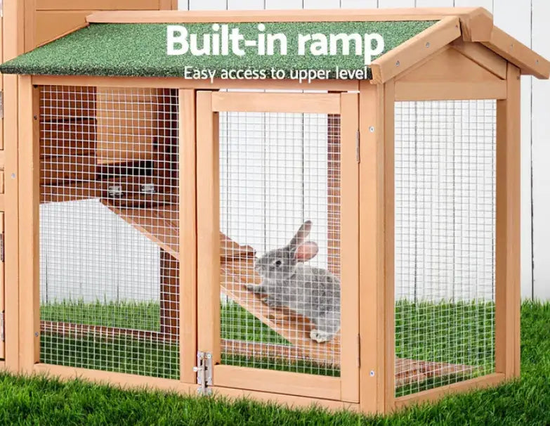 Choosing the Perfect Wooden Pet Hutch: Why a Two-Storey