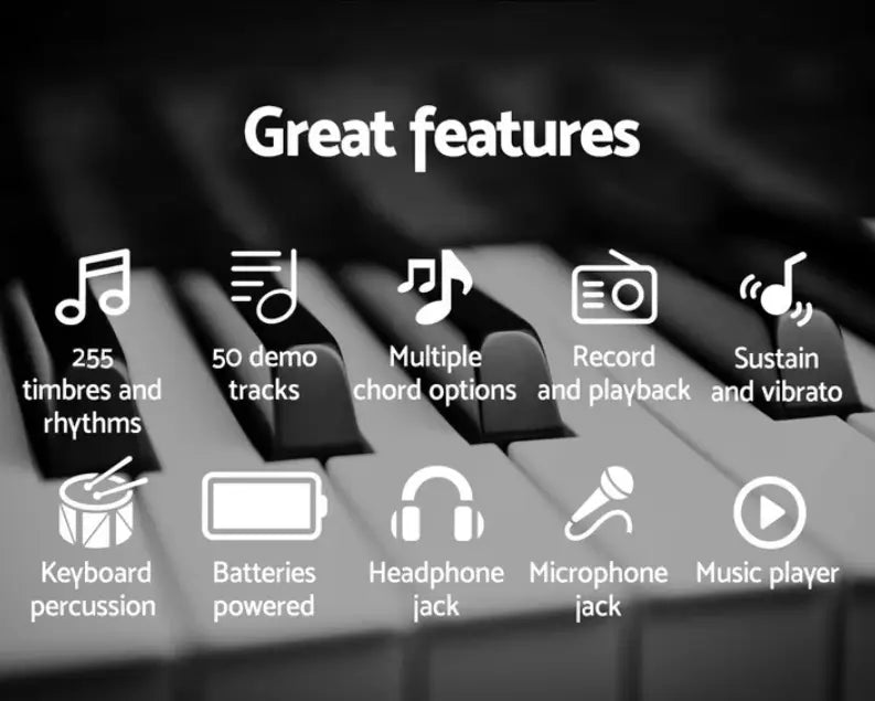 Discover the Joy of Music with the 61 Keys LED Electronic