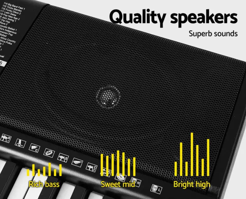 Discover the Joy of Music with the 61 Keys LED Electronic