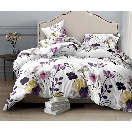 Bloom Duvet Quilt Cover Set Queen Size - Home & Garden