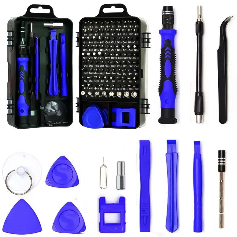 Blue 115-in-1 Precision Screwdriver Tool Kit