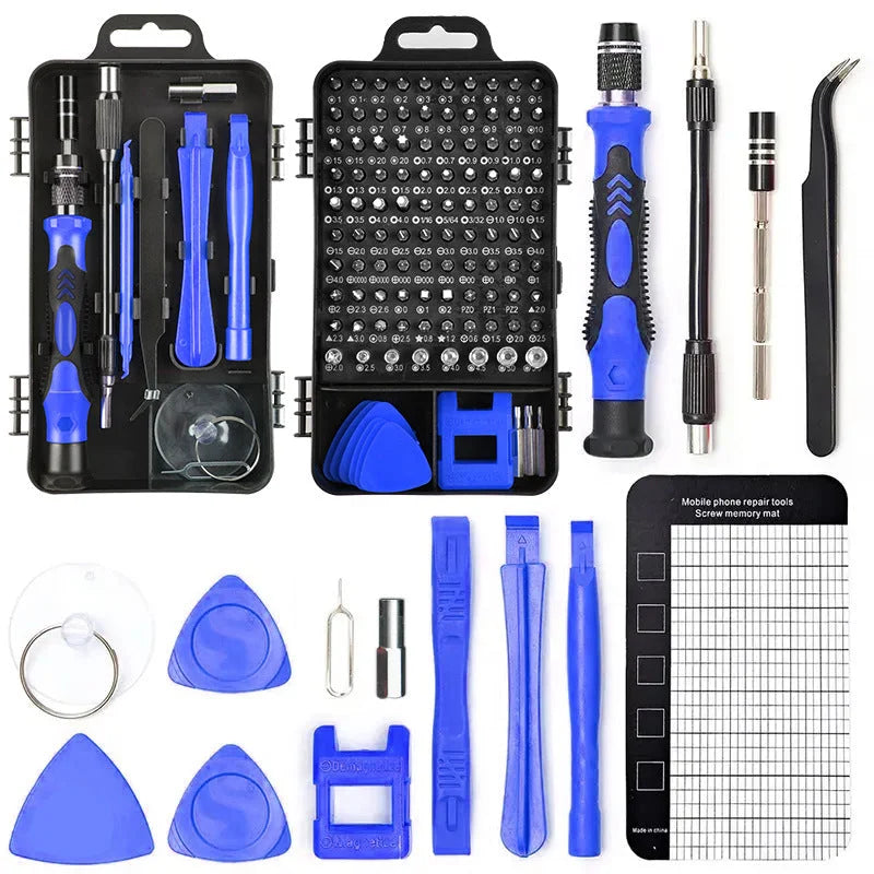 Blue 122-in-1 Precision Screwdriver Tool Kit