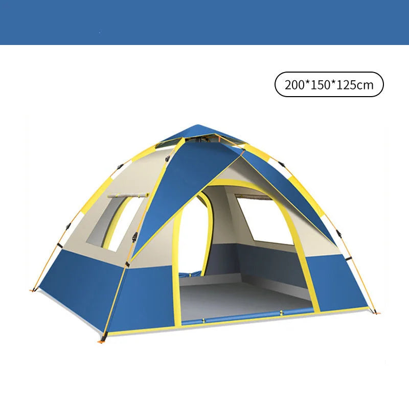 Blue 2 Person Lightweight Camping Tent (200*150*125cm) | UV