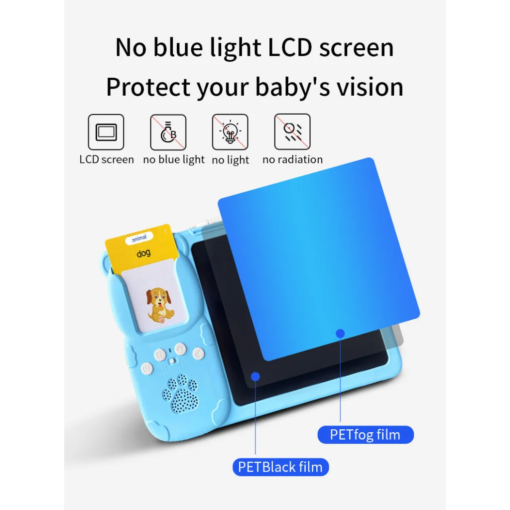 Blue (255 cards pure English) Kids Interactive Early