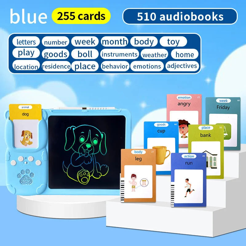 Blue 255 cards pure English Kids Interactive Early