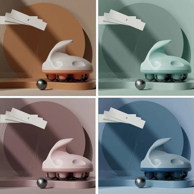 Blue Abdominal Ball Meridian Massager For Calf Muscle