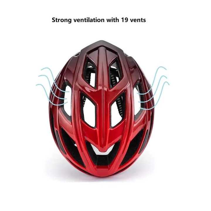Blue And Black Gradient Lightweight Adult Bicycle Helmet