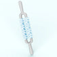Blue and Grey Dual Row Spiky Muscle Roller Stick - Deep