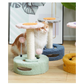 Blue And Pink Sunflower Cat Scratching Post - 35cm Sisal