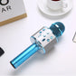 Blue Bluetooth 5.0 Karaoke Microphone for Family