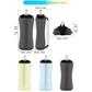 Blue Collapsible Handheld Running Flask