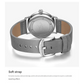 Blue Elegant Men’s Watch with Leather Band - Small Seconds