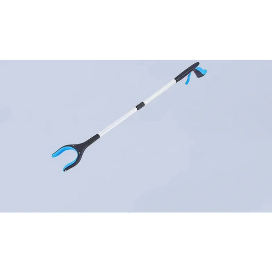 Blue Foldable Grabber Tool with Silicone Non-Slip Claws