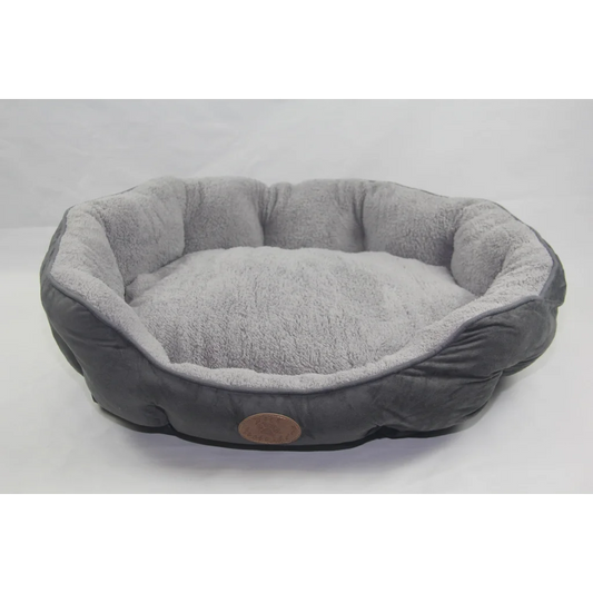 Blue / Grey Washable Fleece Soft Pet Dog Puppy Cat Bed