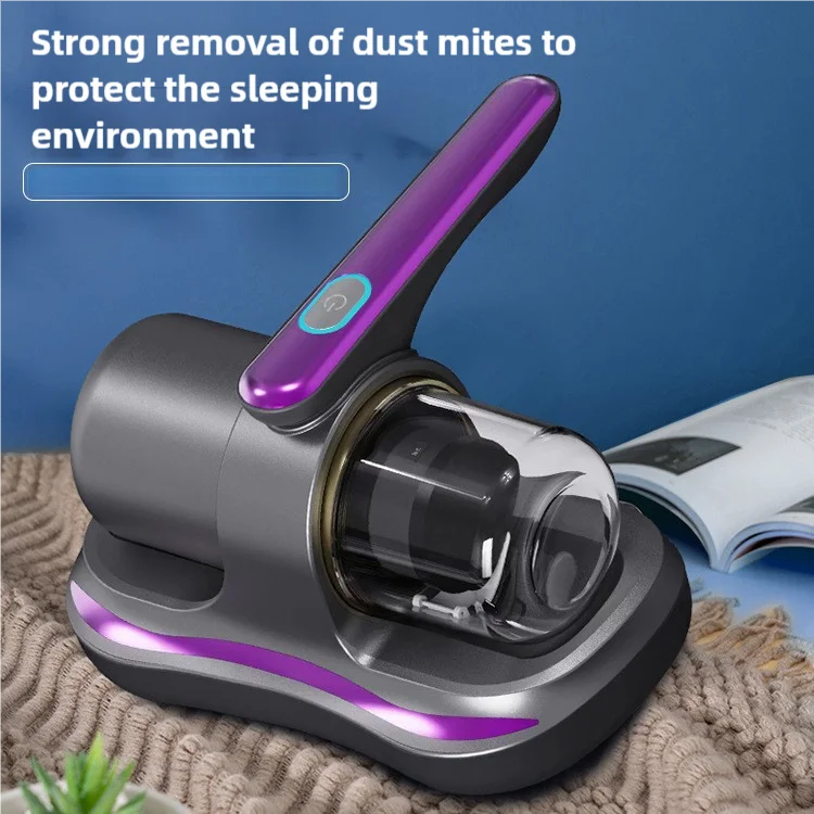Blue Handheld Dust Mite Vacuum Cleaner - Cordless High