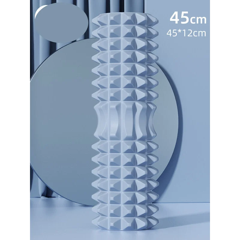 Blue High-Density 3D Trigger Point Foam Roller - Solid Core