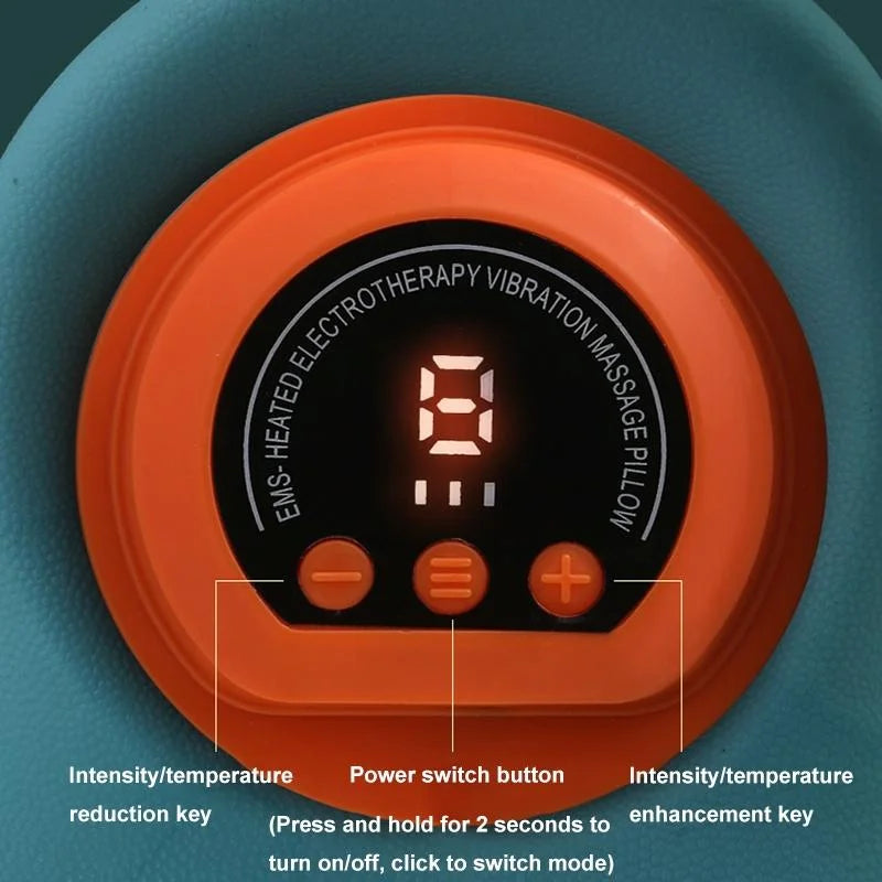 Blue Hot Compress Shoulder & Neck Massager - Health &