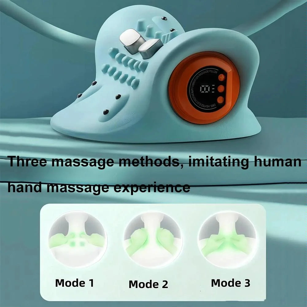Blue Hot Compress Shoulder & Neck Massager - Health &