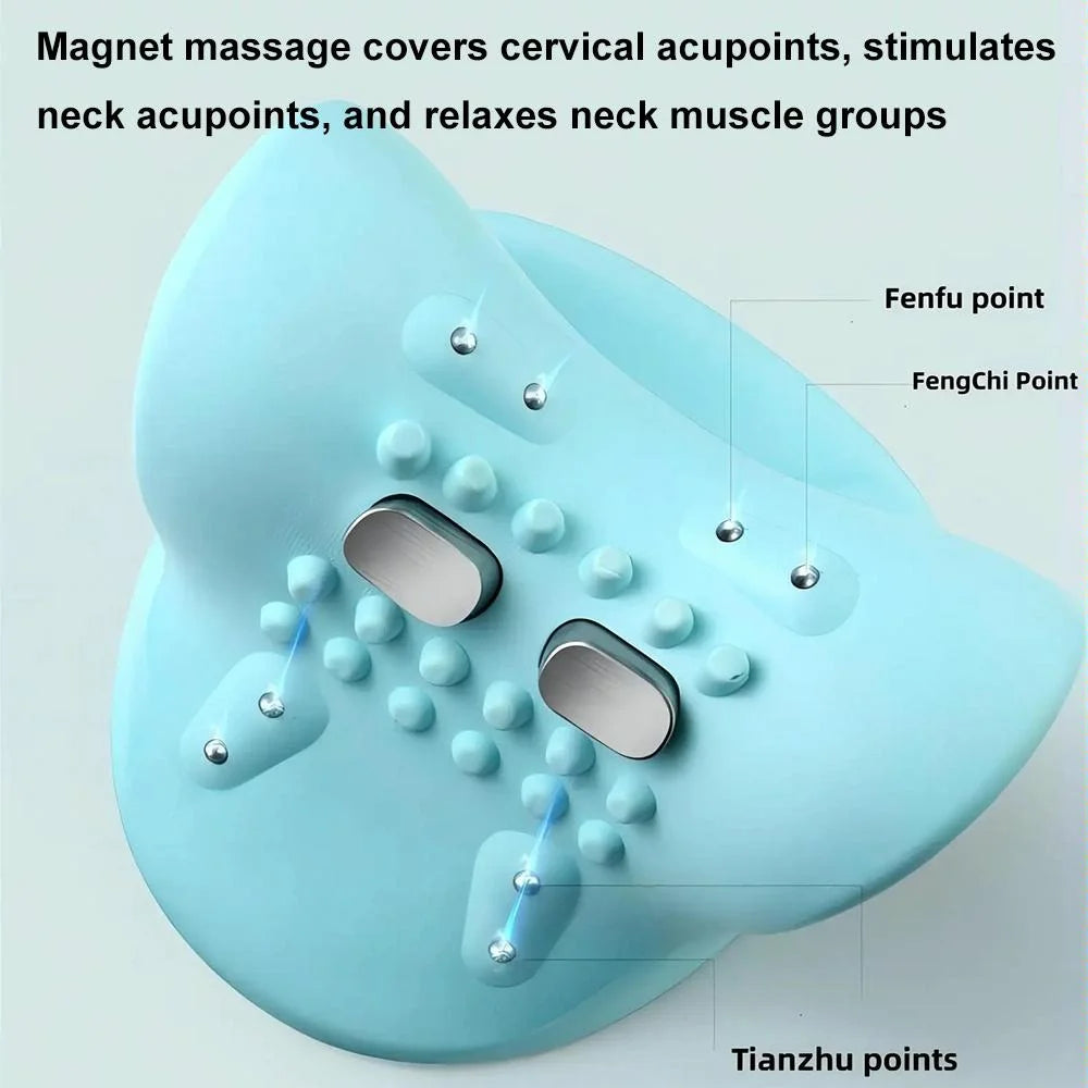 Blue Hot Compress Shoulder & Neck Massager - Health &