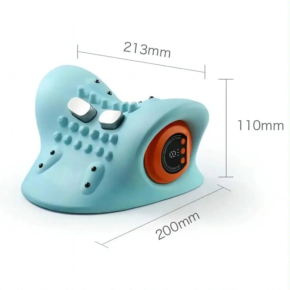 Blue Hot Compress Shoulder & Neck Massager - Health &