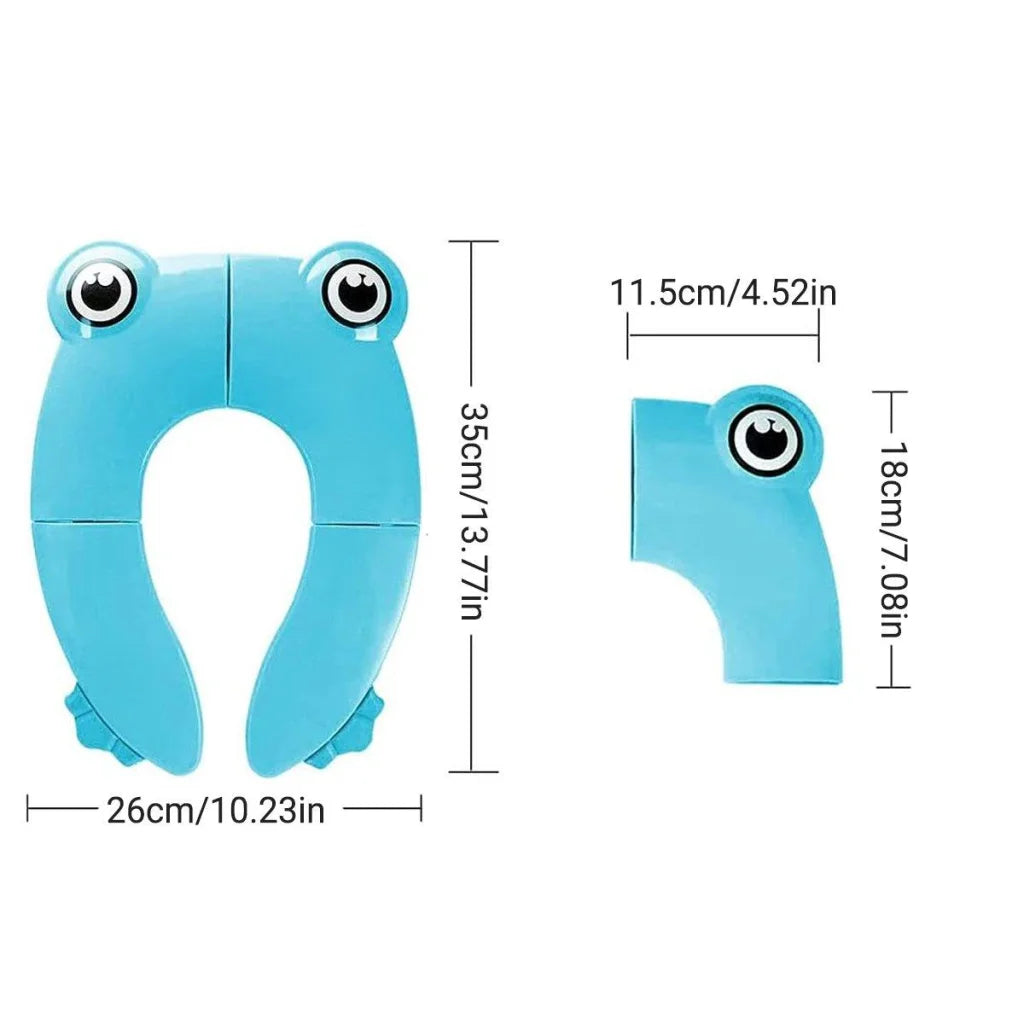 Blue Kids Toilet Seat Washer Portable Baby Training Seat