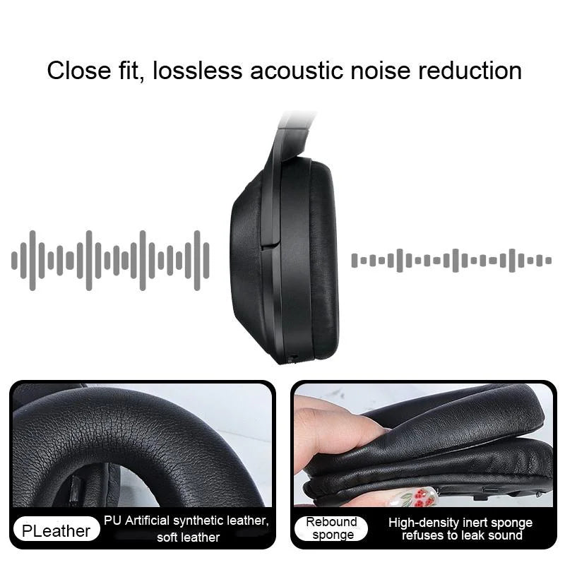 Blue Leather Earpads For Sony Wh-1000Xm4 - Set Of 2-1915197632448434180
