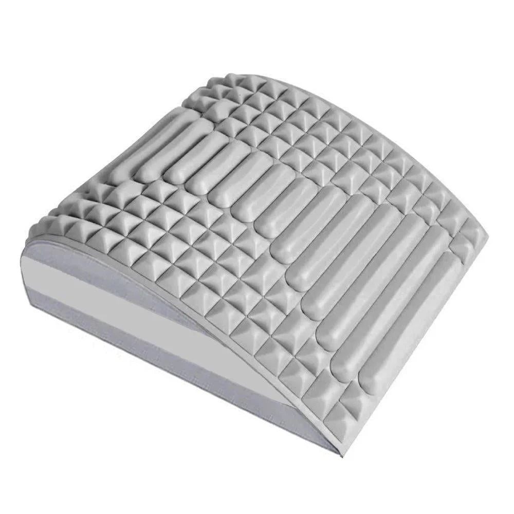 Blue Lumbar Massager For Spinal Stretching And Relaxation