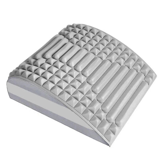 Blue Lumbar Massager For Spinal Stretching And Relaxation