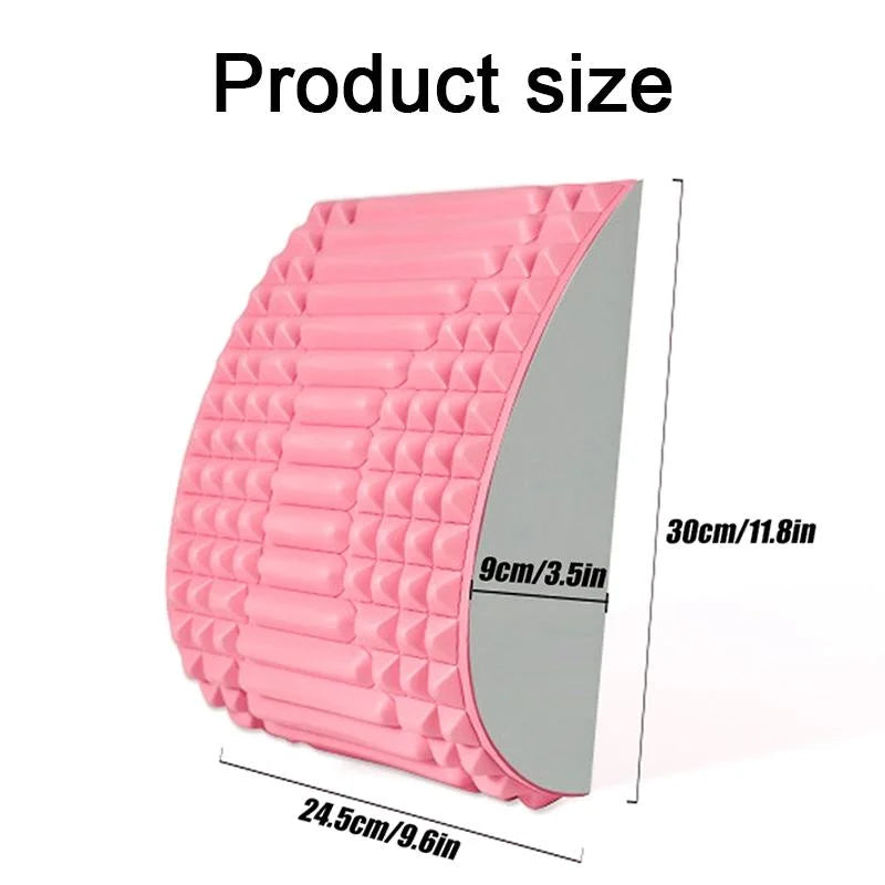 Blue Lumbar Massager For Spinal Stretching And Relaxation