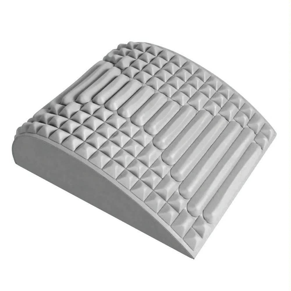 Blue Lumbar Massager For Spinal Stretching And Relaxation