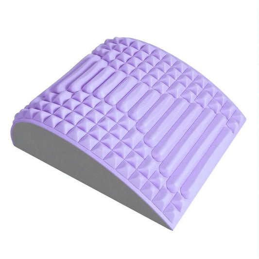 Blue Lumbar Massager For Spinal Stretching And Relaxation