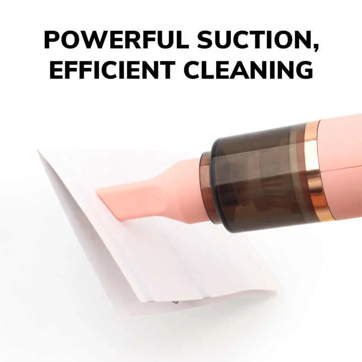 Blue Mini Portable Wireless Dust Vacuum Cleaner Powerful