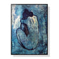 Blue Nude by Pablo Picasso Wall Art - Black Frame Canvas