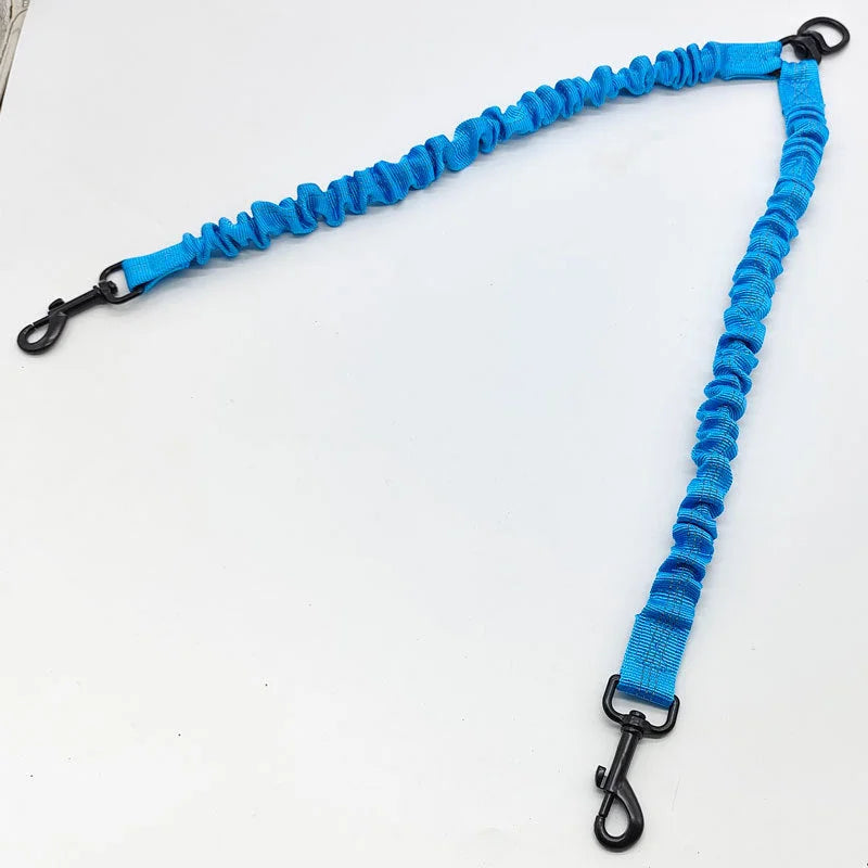 Blue Pet Double-Ended Rope + 1.5M Leash - Easy to walk two