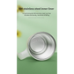Blue Portable Automatic Mixing Coffee Cup - Stainless Steel