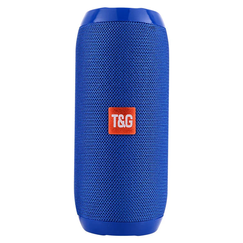 Blue Portable Bluetooth Speaker - HiFi 360 Degree Audio