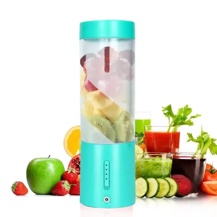 Blue Portable Juicer - Magnetic Charging Fresh Juice
