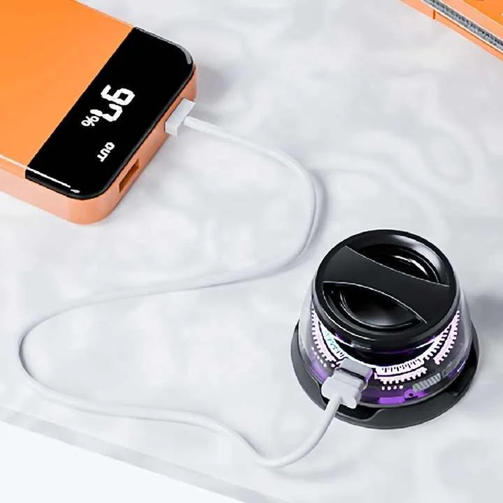 Blue Portable Mini Bluetooth Speaker with Magnetic Base