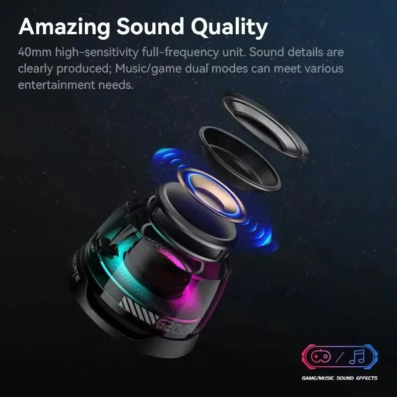 Blue Portable Mini Bluetooth Speaker with Magnetic Base