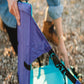 Blue Portable Outdoor Folding Camping Chair with Adjustable